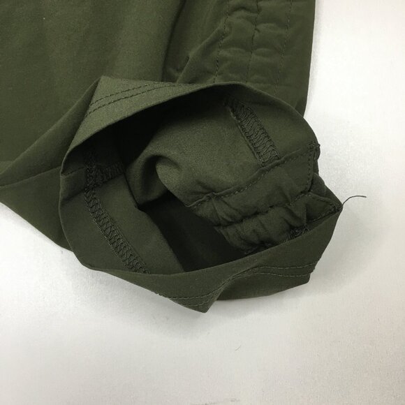 ATHLETA Olive Green Zip Pocket Adjustable Drawstring Hem Lightweight Pant - Picture 9 of 12